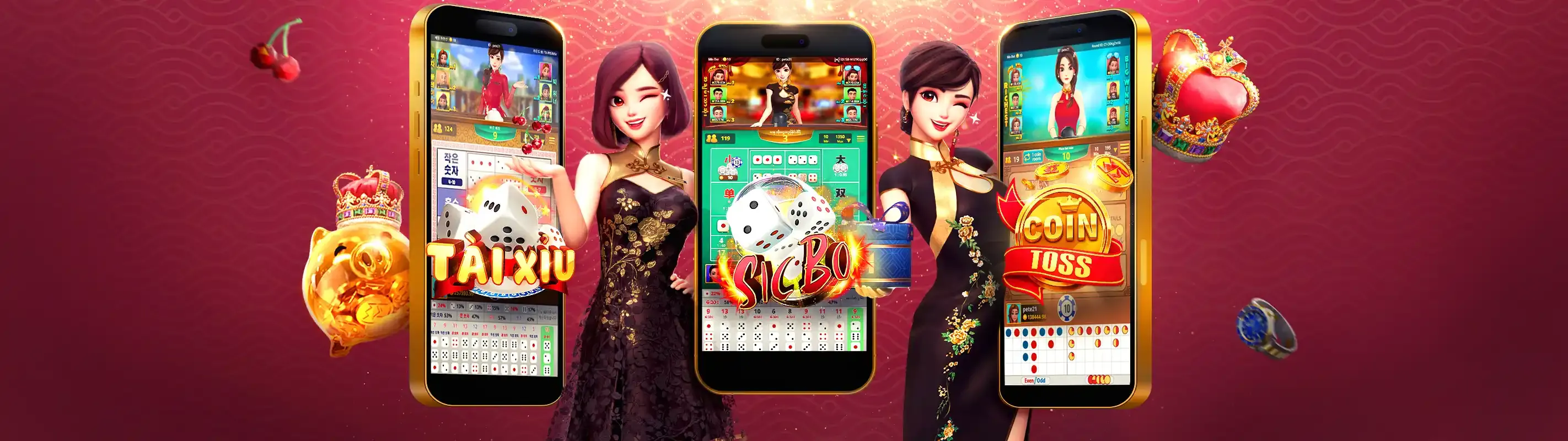 Hình ảnh chính trang chủ game sicbo 2026, với các viên xúc xắc và bàn chơi Tài Xỉu rực rỡ